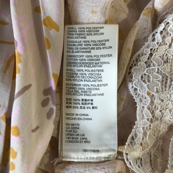 FREE PEOPLE Sheer Romance Floral Mini Dress - Picture 13 of 13